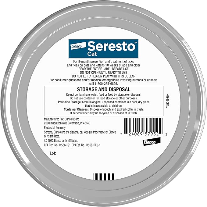 Seresto Large Dog + Cat Bundle | Vet-Recommended Flea & Tick Collars (8 Months Protection)
