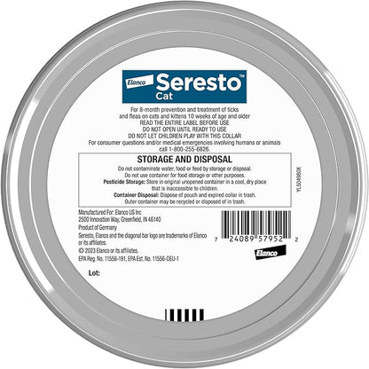 Seresto Large Dog + Cat Bundle | Vet-Recommended Flea & Tick Collars (8 Months Protection)